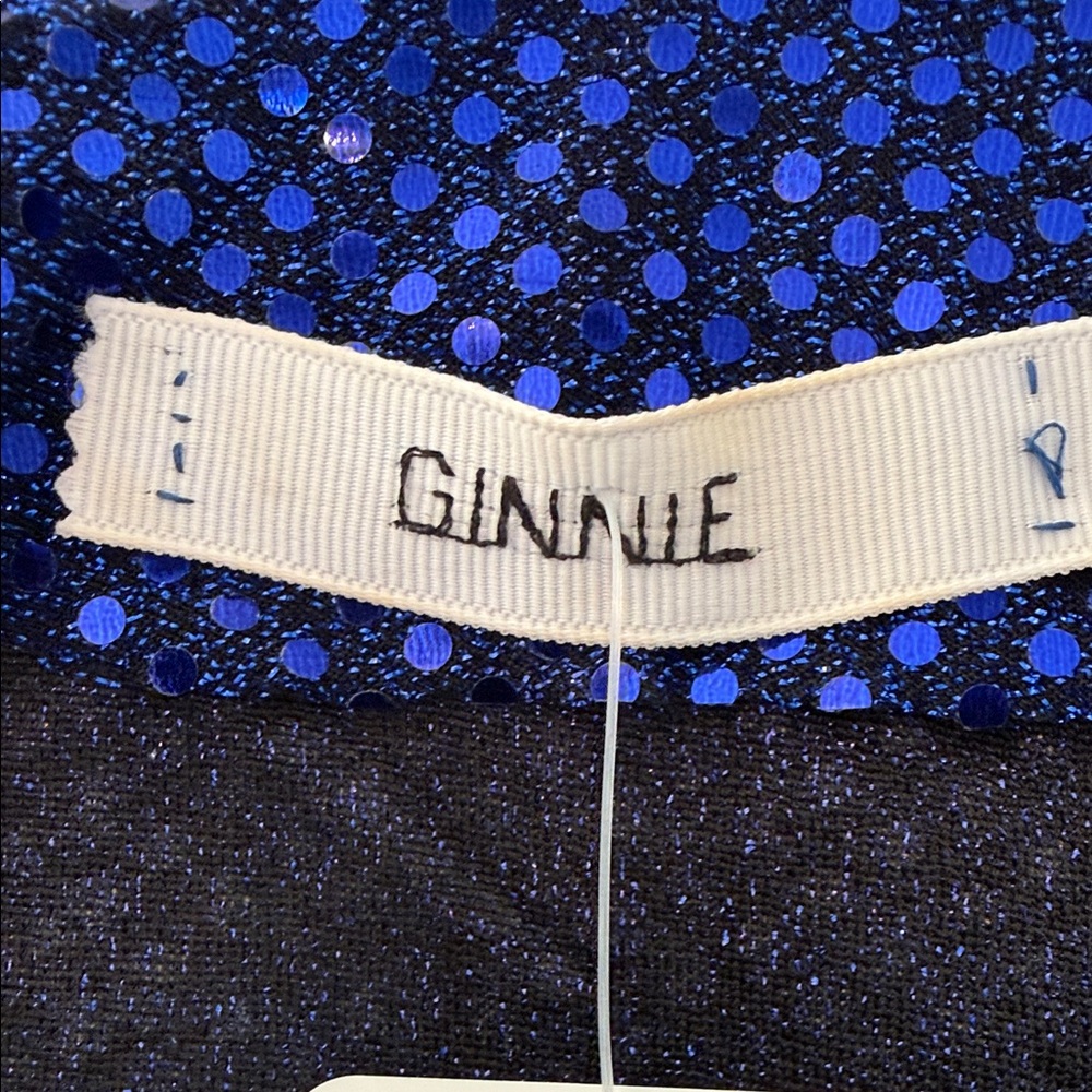 Source Unknown Blue Sequin Blazer NWT - image 4